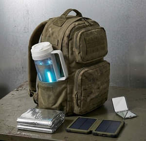 Bouteille Purificatrice d'Eau Portable UV-C LADIS - Rechargeable, Auto-Nettoyante, en Acier Inoxydable pour la Survie en Cas de Tremblement de Terre et la Préparation aux Catastrophes - Product Image 2