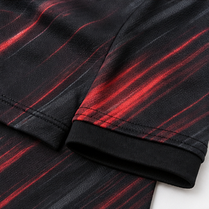 Polo Deportivo Personalizado para Mujer, Color Negro y Rojo, de Secado Rápido, Transpirable, Manga Corta, para Golf, Tenis, Uniforme de Equipo WPS-0759 - Product Image 6
