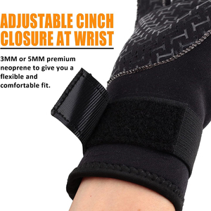 Guantes de Buceo de Secado Rápido Antideslizantes con Diseño Precurvado para Reducir la Fatiga de las Manos, Ideales para Surf, Paddle Boarding y Mantenimiento Acuático - Product Image 4