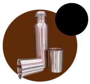 Pichet à boisson en cuivre de style vintage avec ensemble de verres pour la table à manger, la cuisine et l'hôtellerie - Product Image 6
