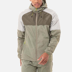 Lightweight Waterproof Hooded <b>Windbreaker</b> Jacket for <b>Men</b> Outdoor Sports Hiking Running Breathable Slim Fit Casual Zip Up Coat - Product Image 1