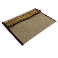 Jute écologique A4 taille haute qualité conférence dossier personnaliser Logo Style organisateur entreprise souvenir cadeau