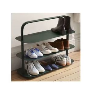 Organizador de Zapatos Metálico Moderno, Estante de Almacenamiento de Zapatos de Hierro de Múltiples Niveles, Estante de Almacenamiento de Calzado - Product Image 3