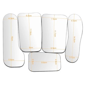 Juego de 5 Espejos Dentales Ergonómicos Manuales para Ortodoncia, Espejos Intraorales, Reflectores Fotográficos de Vidrio, Espejos de Doble Cara - Product Image 5