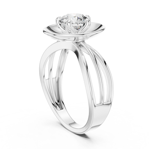 Anillo de Diamante Moissanita de Plata 925 para Pedidos al por Mayor - Product Image 3