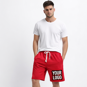 New Custom Men's Cotton Shorts Drawstring Gym Training Casual Sweat Shorts Streetwear Running Athletic Shorts For Men - Product Image 3