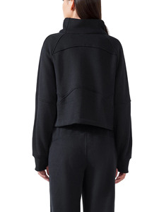 Nouveau sweat-shirt à capuche noir pour femme, design personnalisé, haute qualité, col montant, coupe régulière, tricoté, style décontracté automne - Product Image 2