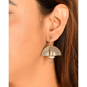 Boucles d'oreilles fines en argent 925 Meera Jaipur Luxury pour mariage et soirée - Product Image 2