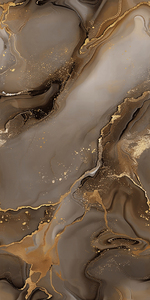 Azulejos de Porcelana para Piso con Aspecto de Mármol Marrón Dorado Brillante de 600x1200mm, Antibacterianos, Diseño Moderno para Baño - Product Image 3