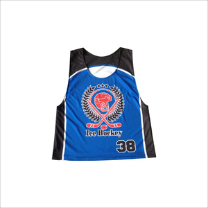Maillot de lacrosse bleu et noir à impression par sublimation, séchage rapide, unisexe, vêtements de sport pour adultes, OEM, marque privée - Product Image 1