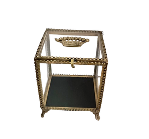 Caja de Almacenamiento de Joyas de Metal Vintage, Estilo Clásico, Organizador de Joyas Retro - Product Image 3