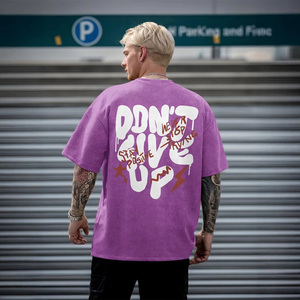 เสื้อยืดทรงบ็อกซี่ผู้ชายใส่ได้ทุกวัน ทรงหลวมโอเวอร์ไซส์ ผ้าฝ้ายลำลอง สตรีทแวร์ ทรงหลวม ผ้าเนื้อนุ่ม ระบายอากาศได้ดี เสื้อยืดทันสมัย - Product Image 2