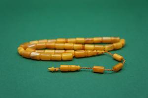 Tasbih artisanal en résine thème ange, perles de prière islamiques, cadeau religieux musulman de qualité supérieure, chapelet, figurine technique de moulage - Product Image 4