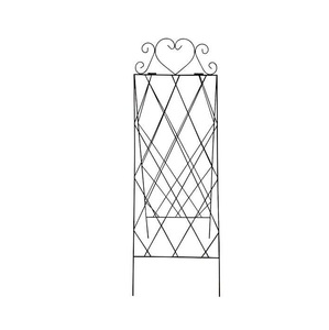 Nouveau treillis de jardin en métal noir pour roses, vigne, glycine et plantes grimpantes, motif carré, taille et forme personnalisables - Product Image 1