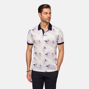 Tissu respirant, personnalisable, streetwear, ventes chaudes, polos pour hommes en sublimation, coupe slim, fitness, matériau en coton, best-seller - Product Image 4
