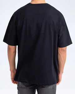 Camisetas de Hombre al por Mayor Estilo Hip Hop 100% Algodón, Corte Holgado, con Logotipo Impreso en 3D, Patrón de Letras, Color Sólido, Transpirables - Product Image 2