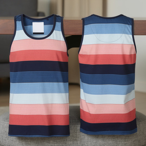 3D Digital Printed Cotton Multi Design Fiber Tank Top Men Breathable Quick Dry Custom Print Birlag Sports - Product Image 4