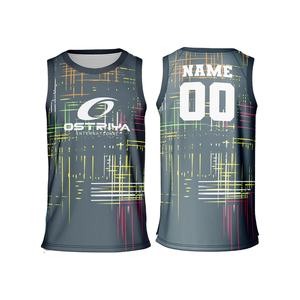 Camiseta de Baloncesto Ligera de Poliéster con Impresión por Transferencia de Calor, Camiseta de Baloncesto de Verano sin Mangas para Unisex - Product Image 1