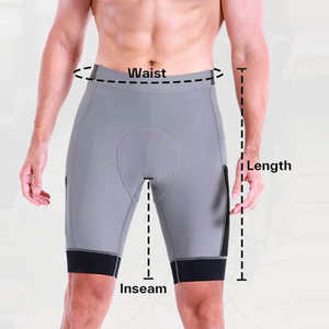 Shorts de sport décontractés sans coutures pour hommes, idéaux pour le yoga et les squats, taille haute, avec braguette zippée, longueur genou, service OEM - Product Image 5