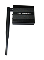 Transmitter Silent Disco Profesional TX-3CH UHF 3CH RF Audio Transmitter Kompatibel dengan Headset Nirkabel