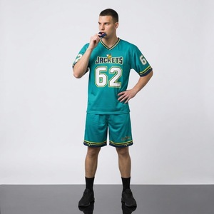 Uniforme de lacrosse respirant sur mesure, grande taille, à manches courtes et avec graphismes personnalisés pour l'identité d'équipe - Product Image 5