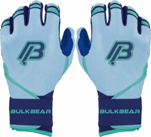 Top Quality Leather Baseball Batting Gloves Anti-Slip <b>Hook</b> & Loop Closure Customizable OEM Service for Baseball/Softball Players - Product Image 1