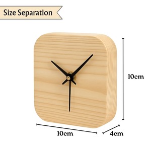 Traditional Craftsmanship Modern Desk <b>Clock</b> with Hourly <b>Chiming</b> Wood Material Elegant Luxury Warm Cozy Trending Viral - Product Image 5