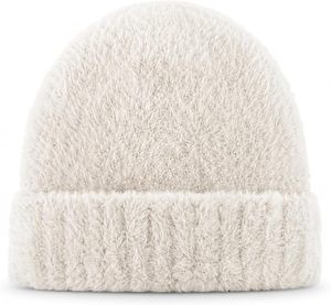 Bonnet d'hiver en peluche pour femmes et hommes – Bonnet en tricot ultra doux - Product Image 3