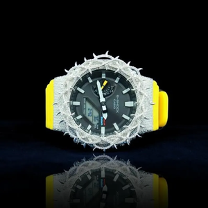 Starspire Jewels - Reloj Mecánico Analógico de Lujo con Moissanita VVS, Correa Plateada, Tamaño Personalizable, Unisex, 3 bar - Product Image 5