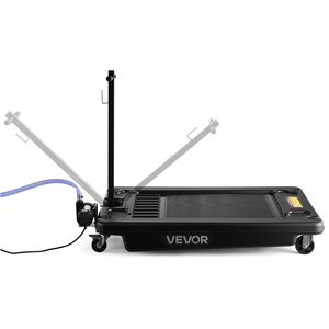 Bac de vidange d'huile à profil bas de 17 gallons avec pompe électrique 180W et tuyau pliable de 8,2 pieds – Outil de réparation automobile pour un changement d'huile pratique - Product Image 1