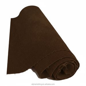 Tissu flocqué Pigpell en rayonne avec support tissé, 54" 70Y, pour emballage de bijoux, PP78-482 Marron - Product Image 1