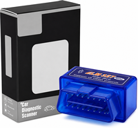 ELM327 Mini Bluetooth OBD2 Pemindai Diagnostik Mobil & Pembaca Kode