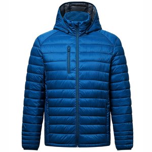 Men's Hooded Puffer Jacket Windproof <b>Warm</b> Winter Coat Lightweight Custom OEM ODM Factory Wholesale Outerwear - Product Image 1