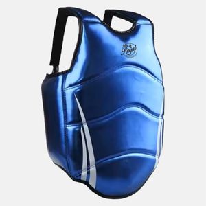 Logotipo personalizado Kick Boxing Pecho Guardia Transpirable Vientre Protección del cuerpo para MMA Artes marciales Kickboxer Equipo de entrenamiento personalizado - Product Image 1