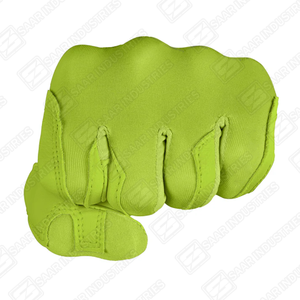 Guantes de Golf Deportivos Personalizables Ikhlas para Hombre y Mujer, de Cuero Cabretta de Alta Calidad, Color Verde Fluorescente, Mano Izquierda - Product Image 4