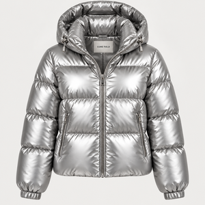 Chaqueta Acolchada para Mujer, Ropa Casual para Exteriores, Impermeable, Transpirable, de Algodón, Nueva Llegada 2027, Logotipo Impreso DTF Personalizado, Invierno - Product Image 6