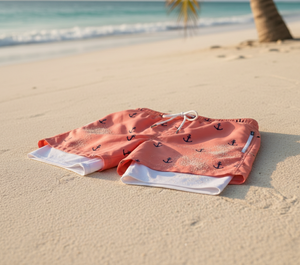 กางเกงชายหาดแบบซับลิเมชั่นสั่งทำพิเศษ 2-in-1 กางเกงเลกกิ้งรัดรูปสำหรับว่ายน้ำ ซับในทันสมัย แห้งเร็ว ผลิตจากโพลีเอสเตอร์ซาติน 100% - Product Image 6