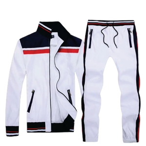 Survêtement personnalisé à capuche imprimé, manches longues, fermeture éclair, style sportif, coupe classique, vêtement d'automne, taille adulte, 100% coton - Product Image 1
