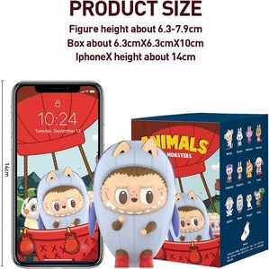 Vendita all'Ingrosso di Figure in PVC Originali MART Serie Animali, Blind Box 10cm Scala 1/144, Giocattoli da Collezione Casuali, Simpatici MOSTRI - Product Image 6