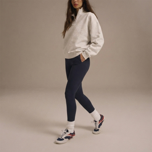 Custom <b>Drop</b> Shoulder Pullover Sweatshirts Women's Oversized Half Zip <b>Stand</b> Collar Sweatshirts Wholesale High Quality Sweatshirts - Product Image 3