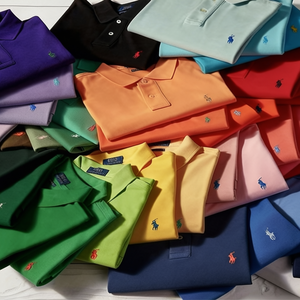 Chemise de golf respirante en coton uni de marque 3XL avec col, en stock, prix abordable - Product Image 2