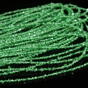 Perles de pierres précieuses Herkimer de qualité AAA, couleur verte, perles de quartz brut non taillées, perles Herkimer pour colliers et bijoux - Product Image 2