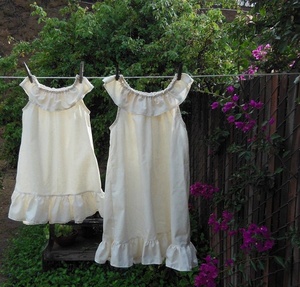 Robe d'été à volants en coton pour maman et fille, vêtement de plage sans manches, tenue assortie ample et confortable, pour vacances paresseuses, - Product Image 1