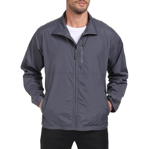 Vestes coupe-vent imperméables pour hommes, pour la course à pied, vêtements d'entraînement, veste coupe-vent pour hommes sur mesure - Product Image 1