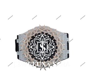 Reloj de Pulsera de Lujo con Incrustaciones de Diamantes de Imitación en Goma Negra y Blanca, de Primera Calidad - Product Image 3