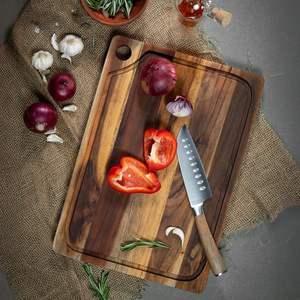 Tabla de Cortar de Madera Premium para un Flujo de Trabajo Eficiente en la Cocina, con Superficie Lisa y Diseño Elegante, en Venta al por Mayor - Product Image 1