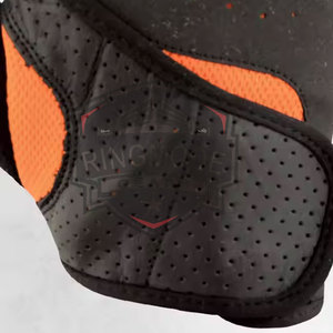 Gants de musculation en cuir à demi-doigts avec logo personnalisé pour hommes - Respirants et antidérapants pour la salle de sport - Product Image 5
