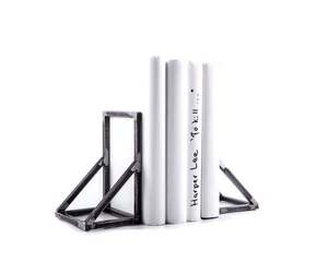 Porte-livres décoratifs en métal, adaptés aux bibliothèques modernes, aux salles d'étude et aux concepts d'aménagement intérieur élégants - Product Image 1