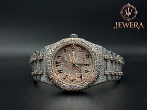 Best Quality Mossinate Stainless Steel Luxury <b>Watch</b> with Diamonds Elegant Fashionable and Perfect <b>for</b> Both Men and Women - Product Image 1