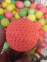 Pelota de Cricket Personalizada con Logotipo, 9 Pulgadas, de Goma PU Brillante, Diseño con Hoyuelos, 142-145g, Ligera, Ambidiestra, de Alta Calidad para Uso en Exteriores